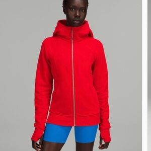 Lululemon full zip scuba hoodie **light cotton fleece